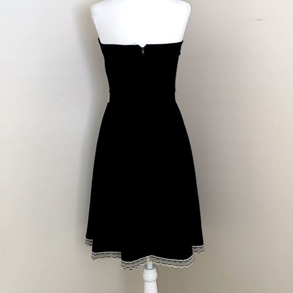 Vintage 90’s Ruby Rox strapless black dress - Picture 4 of 10